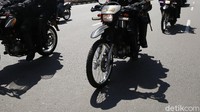 Patroli ini untuk mengantisipasi masuknya massa Reuni 212 ke kawasan Patung Kuda dan Monas.