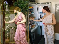 Keren Tapi Bikin Ngakak! Tantangan Foto Mereplikasi Lukisan Ternama