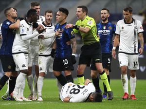 Inter Vs Spezia: Lautaro Martinez Harusnya Kartu Merah