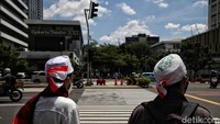 Massa Reuni 212 ini diminta untuk membubarkan karena kegiatan itu tidak mendapatkan izin