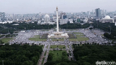 Melihat Lagi Aksi Reuni 212, Berawal Melawan Ahok hingga Jadi Agenda Tahunan