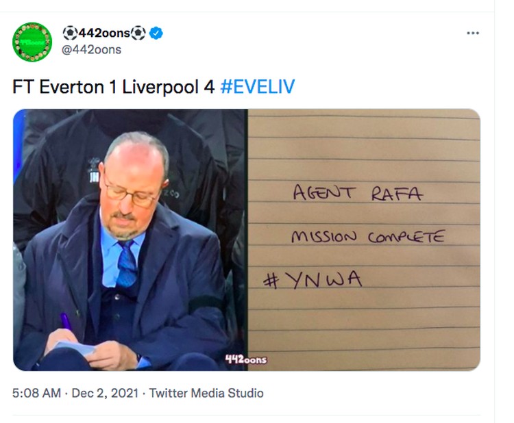 meme liverpool bantai everton benitez jadi tersangka