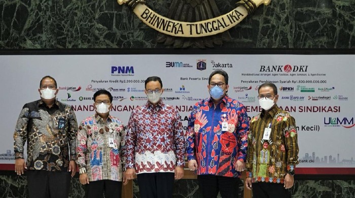 Momen Perjanjian Kredit Sindikasi PNM oleh Bank DKI Momen Perjanjian Kredit Sindikasi PNM oleh Bank DKI