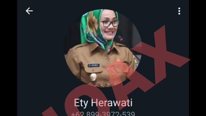 Nama Wakil Wali Kota Cirebon Eti Herawati dicatut oknum tak bertanggung jawab.