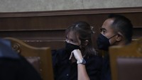 Nia Ramadhani dan Ardi Bakrie sempat disemprot hakim karena terlambat datang hingga 2 jam. Foto: Palevi/detikcom