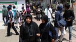 Brimob dan TNI Dorong Massa Reuni 212 ke Tanah Abang