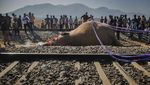 Pemakaman Mengharukan 2 Gajah yang Mati Ditabrak Kereta di India