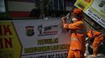 Pos Lantas PGC Jaktim Mulai Dievakuasi Usai Diseruduk Bus TransJ