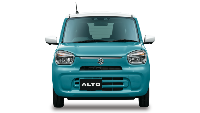 Suzuki Alto generasi kesembilan menghilangkan grille empat batang dan menggantinya dengan bukaan kecil di bawah logo Suzuki yang disertai krom kecil. Intake bagian bawah dipasang pada bagian bumper depan yang menampilkan elemen berbentuk persegi panjang sewarna bodi. Foto: Dok. Suzuki