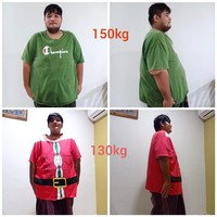 Sebelumnya berat badan Ahmad mencapai 214 kg. Saat itu diakui Ahmad bahwa dirinya sering mendapat ejekan hingga sulit mendapatkan pekerjaan. Kamar saya hampir tidak memiliki cermin kecuali jendela kamar. Kalau diri saya tampak di cermin, tidak ingin melihat, kecewa dan marah di dengan diri sendiri. Banyak teman terdekat saya yang tahu cerita saya pergi mencari pekerjaan tetapi tidak ada yang mau menerima, jelas Ahmad. Foto: Facebook