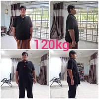 Ahmad juga menceritakan ketika berat badannya masih masih 214 kg, dirinya kesulitan untuk menemukan pakaian yang pas dengan ukurannya. Sehingga dia pun hanya bisa mengenakan sarung. Bahkan Ahmad sempat terpaksa membeli 4 tiket kursi bus hanya untuk dirinya ketika akan bepergian. Foto: Facebook
