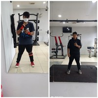 Obesitas Ahmad itu bermula dari pola makannya yang tidak sehat. Namun karena ingin mulai berubah dan menjalani hidup yang lebih sehat, Ahmad pun bertekad untuk melakukan diet dan rutin berolahraga. Dia pun mulai rutin pergi ke gym dan menguubah pola makannya. Foto: Facebook