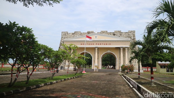 Lokasi Benteng Portugis ini adalah Desa Banyumanis Kecamatan Donorojo, Kabupaten Jepara, Jawa Tengah. (Dian Utoro Aji/detikcom)
