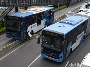 TransJakarta Setop Operasi Armada Operator Terlibat Laka di PGC-Sudirman