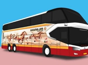 Beginilah Wujud Bus UHD Harapan Jaya, Bakal Layani Rute Mana Ya?
