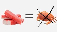 Crab sticks ternyata sama sekali nggak terbuat dari crab alias kepiting. Itu dibuat dari daging ikan olahan. Umumnya dari ikan cod. @depositphotos via brightside