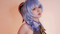 Sosok Ganyu (yang kabarnya akan jadi karakter utama banner di update mendatang) juga pernah ditampilkan oleh Clarissa. (Foto: dok. Instagram @punipun7)