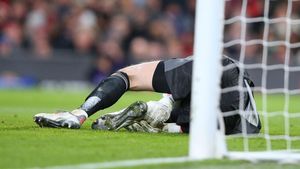 Foto: Gol Arsenal Saat De Gea Lagi Terkapar