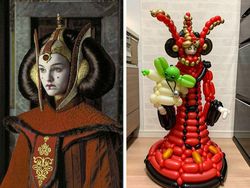 Keren! Seniman Jepang Bikin Karakter Animasi dari Balon