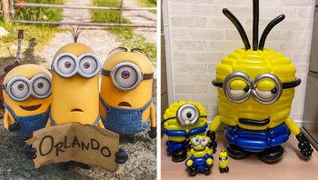 Si kuning Minions. Foto: Instagram/balloonnaart