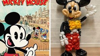 Mickey Mouse. Foto: Instagram/balloonnaart