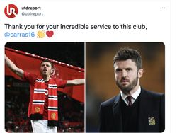 MU Tekuk Arsenal dan Michael Carrick Pergi, Ini Reaksi Netizen