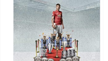 Begitu banyak yang sudah diraih Carrick bersama MU. Foto: Twitter