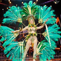 Miss Grand Spain 2021 Alba Dunkerbeck juga masuk ke dalam Top 10 nasional kostum terbaik Foto: dok. Instagram