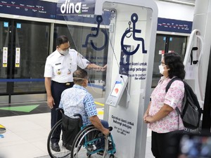 Layanan Digital Ramah Disabilitas di Stasiun MRT DKI Diluncurkan