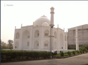 Foto: Replika Taj Mahal Dibangun Suami sebagai Tanda Cinta untuk Istri
