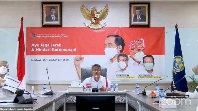 Dirjen Perhubungan Udara (Hubud) Novie Riyanto (Dok. tangkapan layar YouTube Kemenhub) Dirjen Perhubungan Udara (Hubud) Novie Riyanto (Dok. tangkapan layar YouTube Kemenhub)