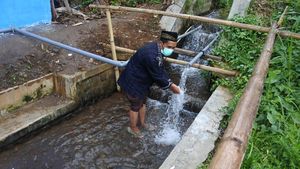 Horeee, Lahan Pertanian Ini Sudah Tersambung Pipa Pengairan