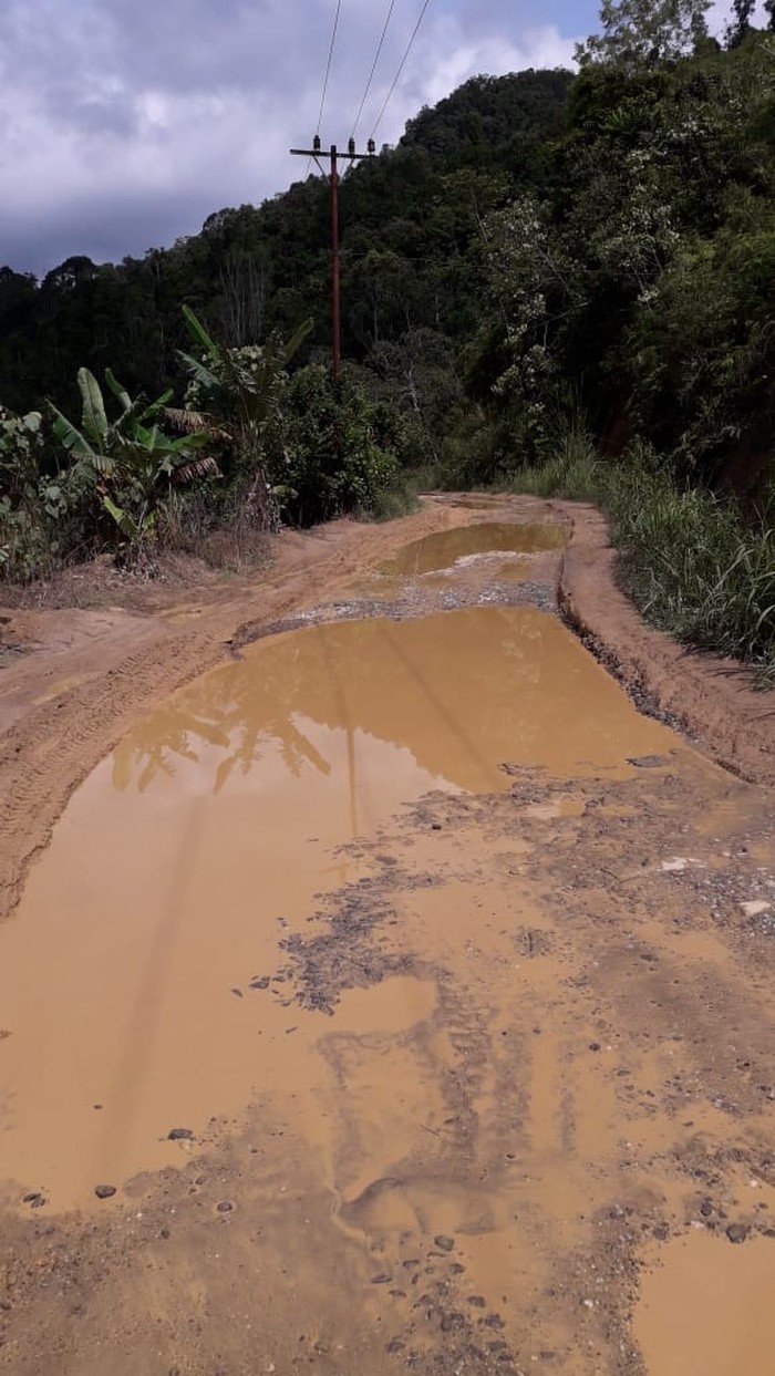Jalan rusak di Karo yang bikin warga kirim jeruk 1 truk ke Jokowi Jalan rusak di Karo yang bikin warga kirim jeruk 1 truk ke Jokowi