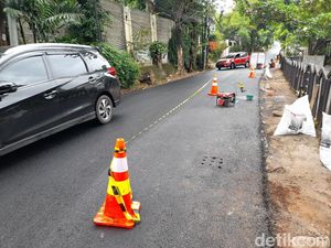 detikcom Do Your Magic: Lubang Air Sumur Resapan yang Diaspal Kini Ditambah