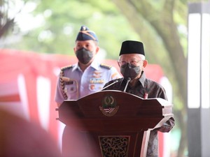 Monumen Pahlawan COVID-19 Dipuji Wapres Maruf sebagai Penghormatan