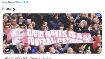 Awalnya jadi bahan ejekan, eh beneran jenius David Moyes. Foto: Internet