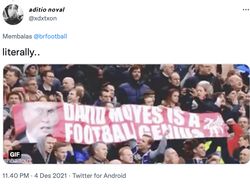 Meme Kocak Chelsea Kalah, David Moyes Beneran Jenius