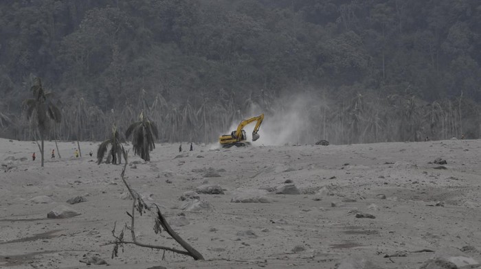 Tim SAR gabungan dikerahkan untuk cari dan evakuasi korban erupsi Gunung Semeru. Lokasi pencarian korban salah satunya dilakukan di Desa Sumber Wuluh, Lumajang.