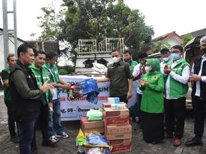 PPP Bentuk Satgas Khusus & Kirim Bantuan untuk Korban Erupsi Semeru