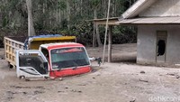 Dusun Renteng jadi salah satu area yang terdampak erupsi Gunung Semeru.