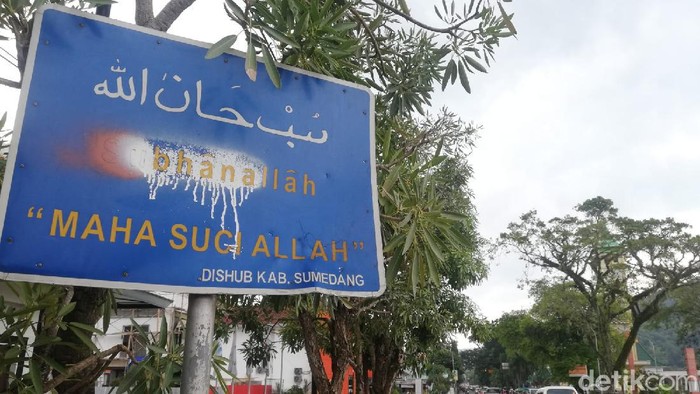 Aksi vandalisme di Sumedang.
