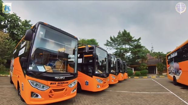 Bus sekolah baru Pemprov DKI Jakarta
