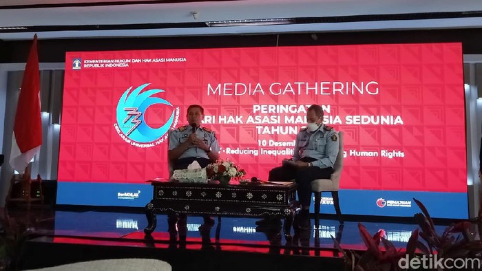 Direktur Jenderal Hak Asasi Manusia Kementerian Hukum dan Hak Asasi Manusia Republik Indonesia, Mualimin Abdi.