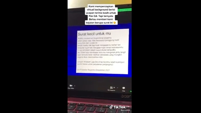 Dosen UGM beri surat untuk mahasiswa