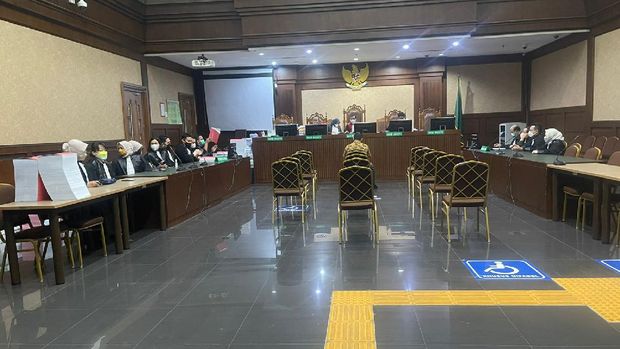 Foto/ Suasana sidang korupsi Asabri / Ist