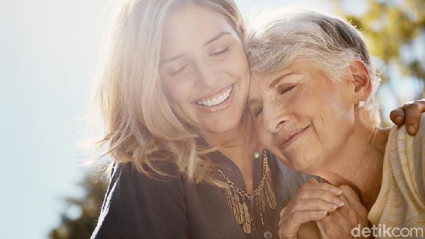 Shot of a happy senior woman spending quality time with her daughter outdoors