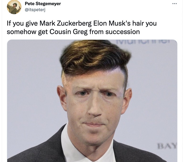 Meme rambut Elon Musk