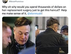 Rambut Unik Elon Musk Jadi Olok-olok Netizen