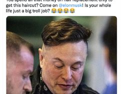 Rambut Unik Elon Musk Jadi Olok-olok Netizen