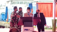 Menhan Prabowo menekankan Indonesia sebagai negara kepulauan yang besar membutuhkan kekuatan maritim yang kuat.